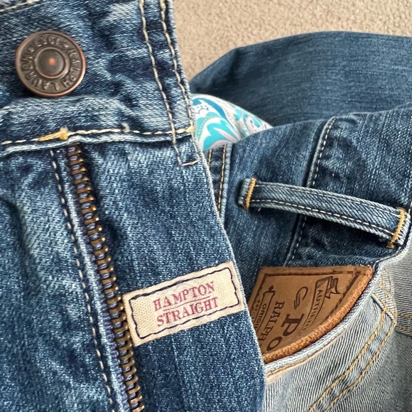 Polo by Ralph Lauren Hampton Relaxed Straight Leg Jeans 40T X 36 - Picture 7 of 12